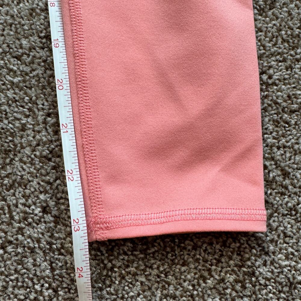 ALO Yoga Leggings High Waist Coral Pink Size Small Excellent Yoga Pilates 7/8 - Picture 8 of 11